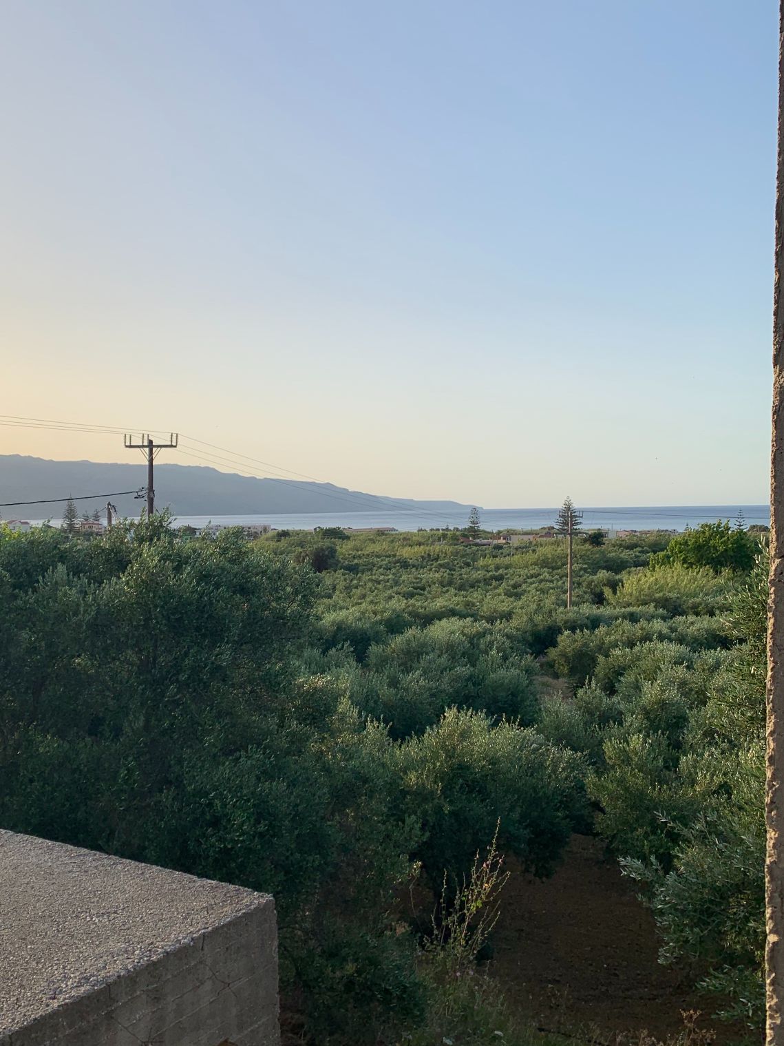real estate sea view in Chania Crete