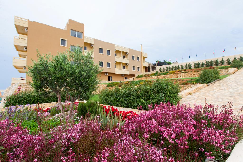 garden of hotel complex for sale in Chania - investment in Hotels in Chania Crete